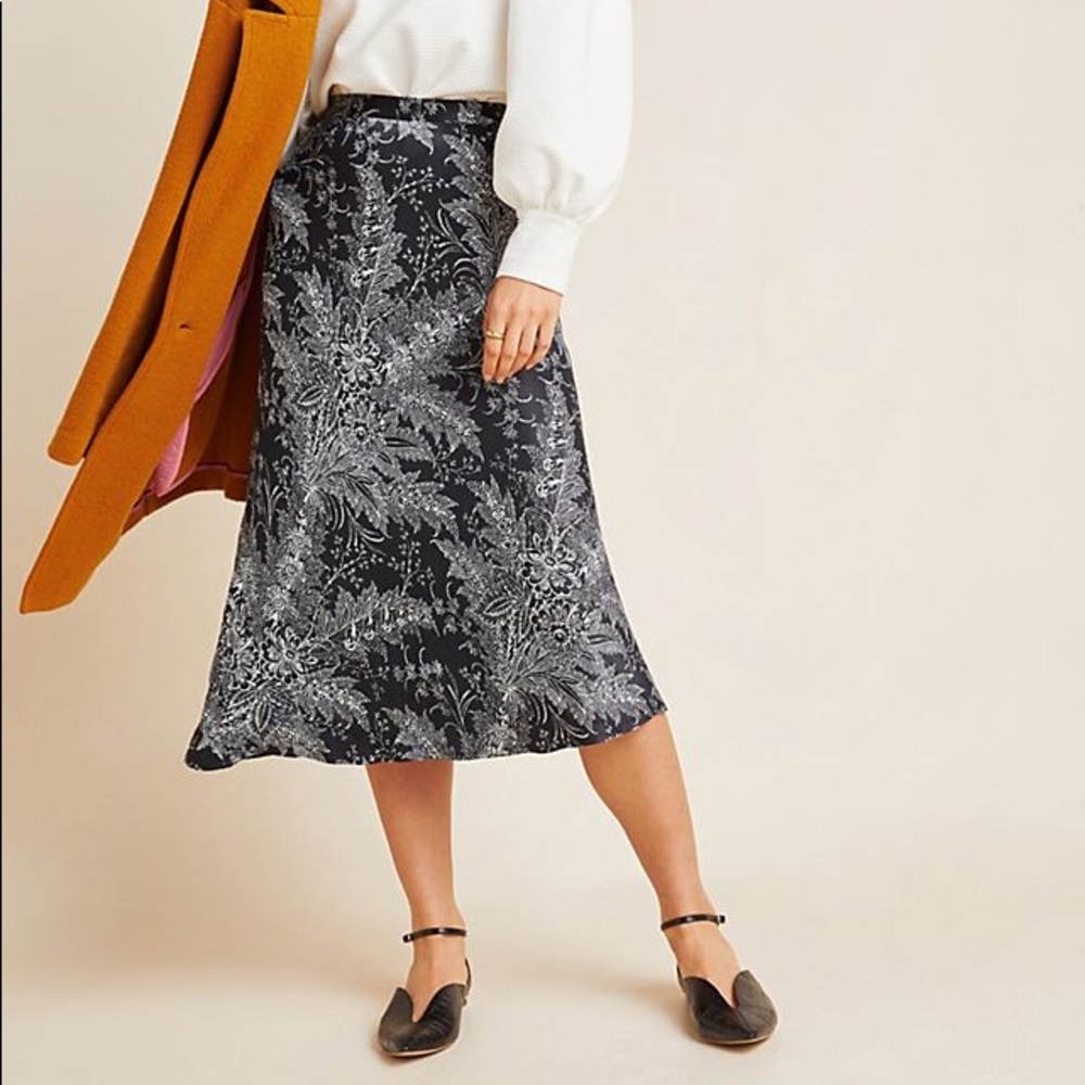 Maeve bias midi skirt